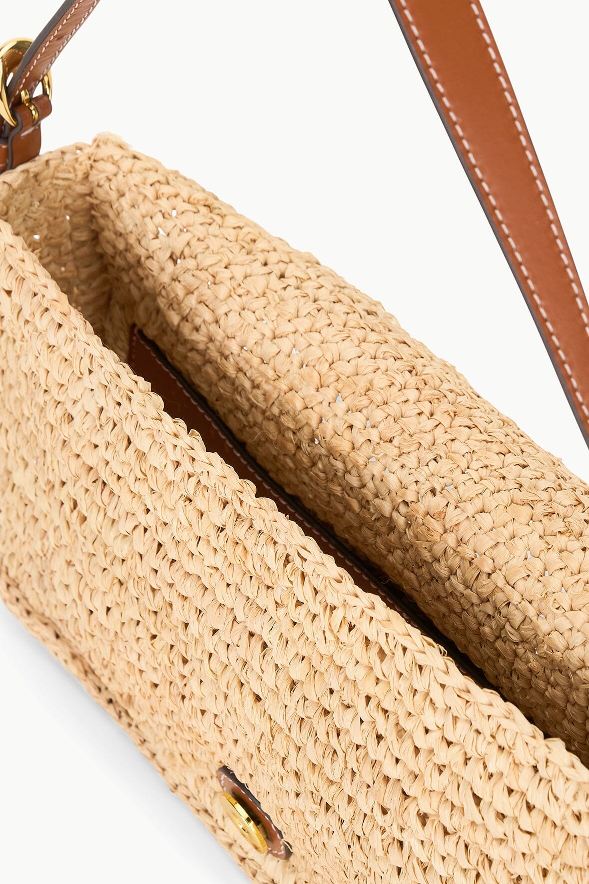 HARLOW RAFFIA BAG NATURAL TAN