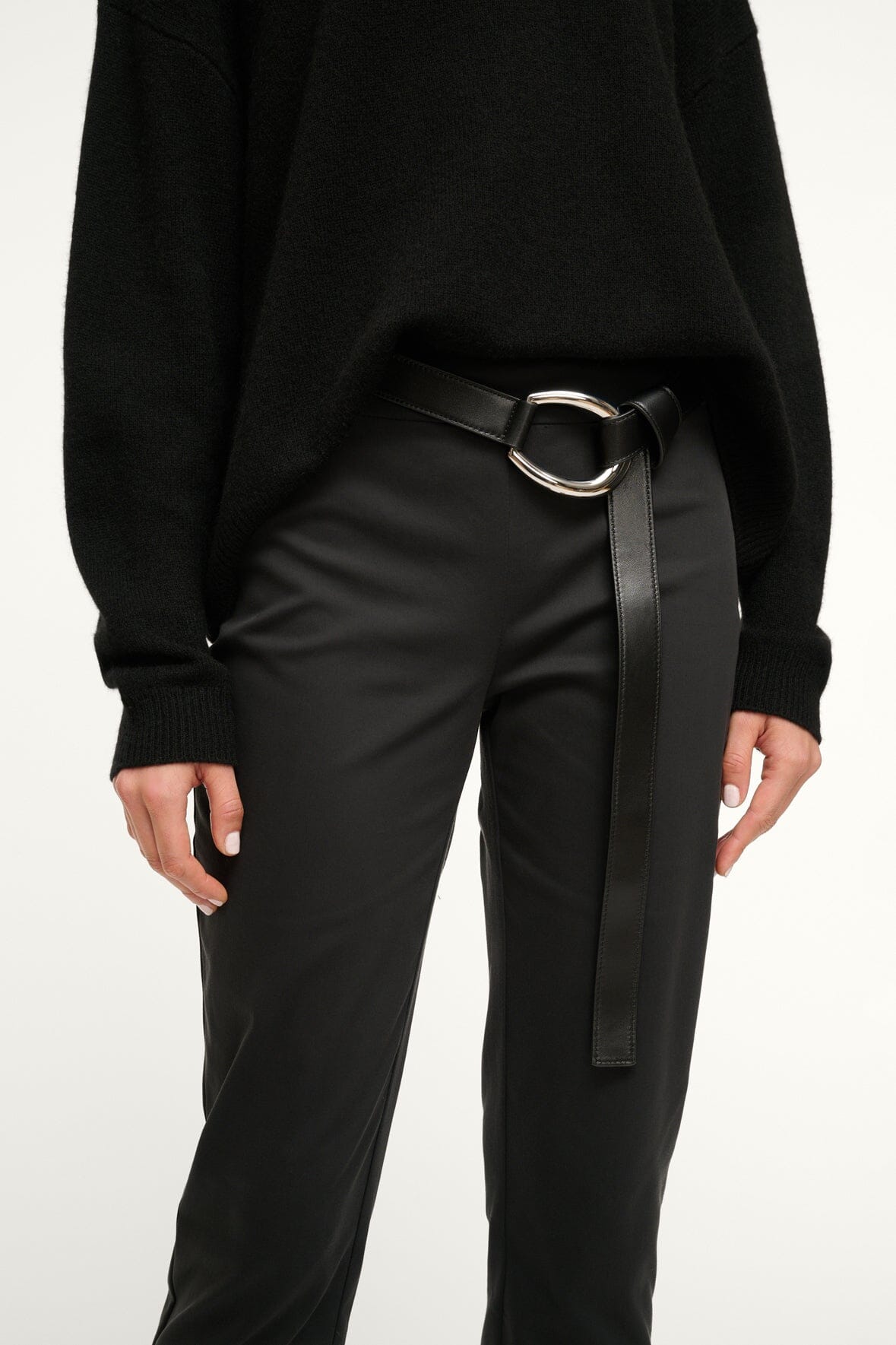 30MM WRAP BELT BLACK SILVER