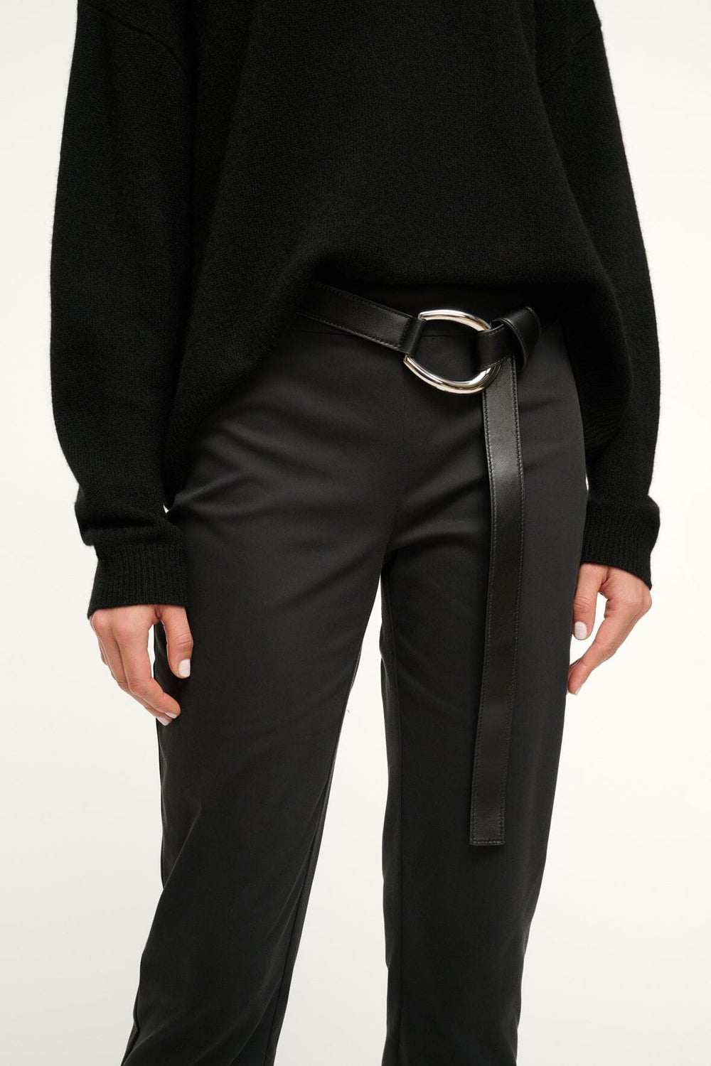 30MM WRAP BELT BLACK SILVER