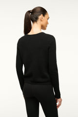 MIDNIGHT CASHMERE CARDIGAN BLACK