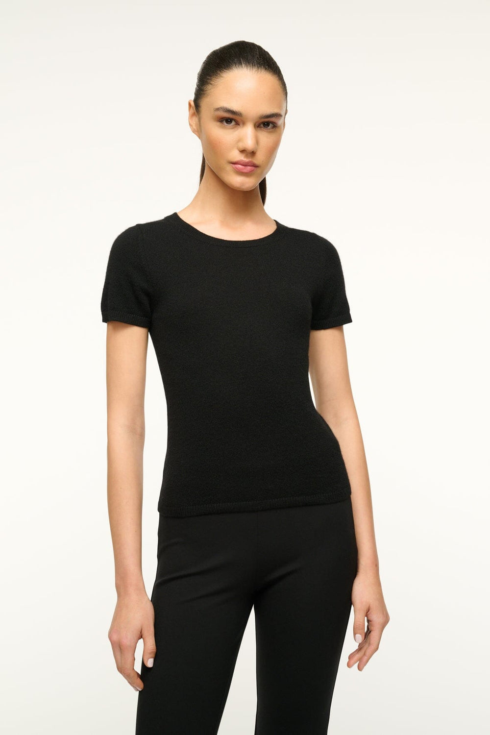 EASY CASHMERE TEE BLACK