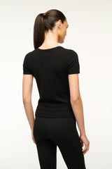 EASY CASHMERE TEE BLACK