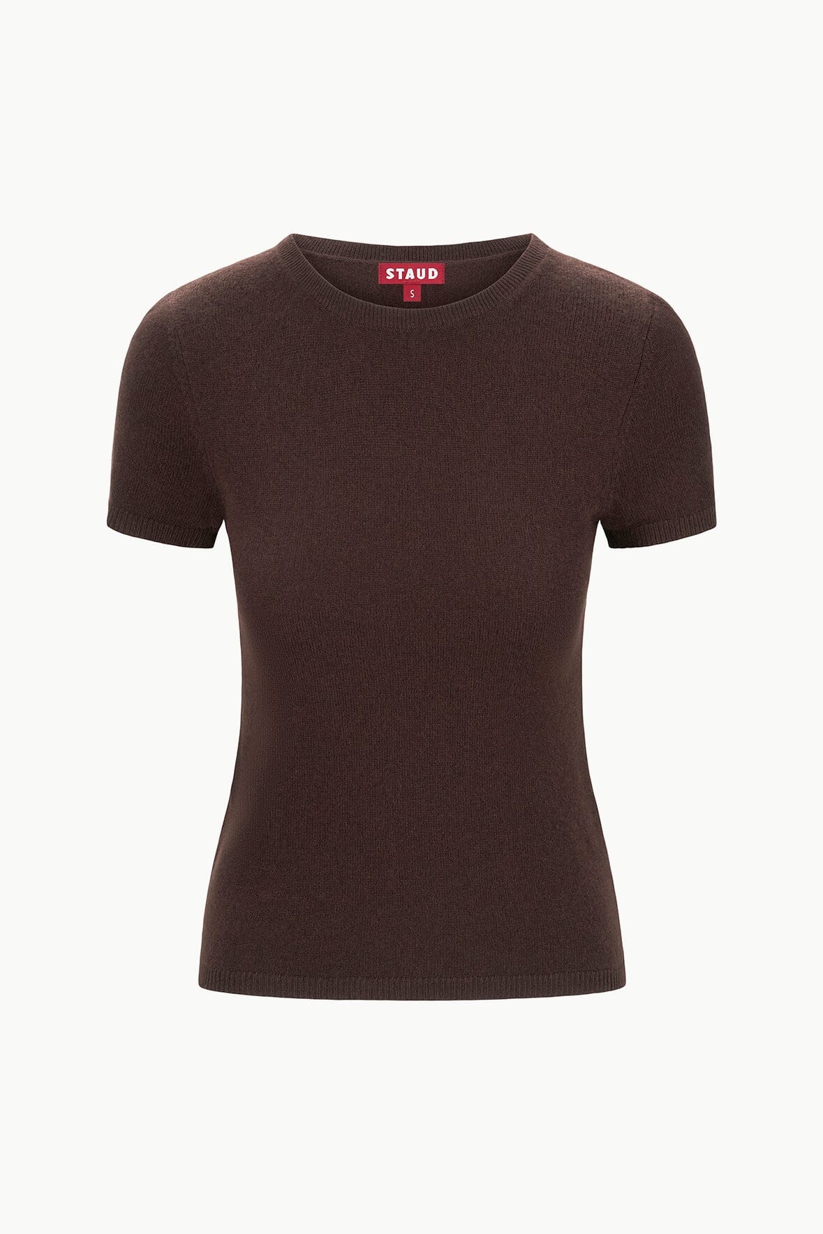 EASY CASHMERE TEE DARK CHOCOLATE