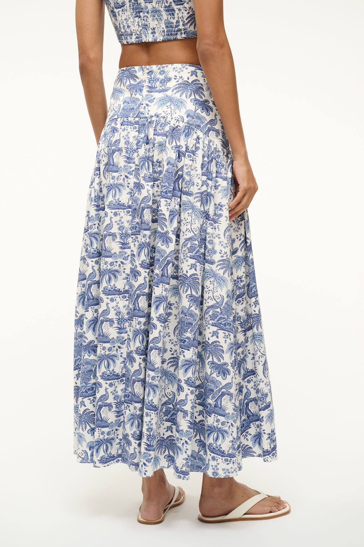 PROCIDA SKIRT BLUE TOILE