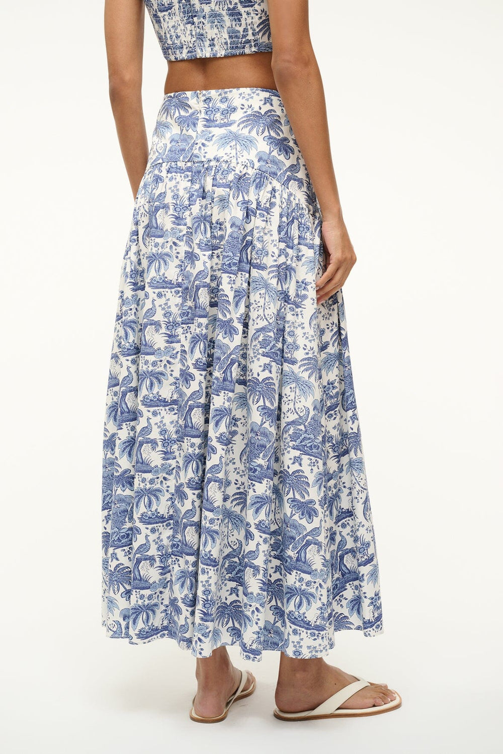 PROCIDA SKIRT BLUE TOILE