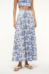 PROCIDA SKIRT BLUE TOILE