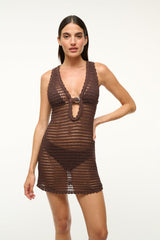 ANOK DRESS DARK CHOCOLATE
