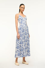 DENA DRESS BLUE TOILE