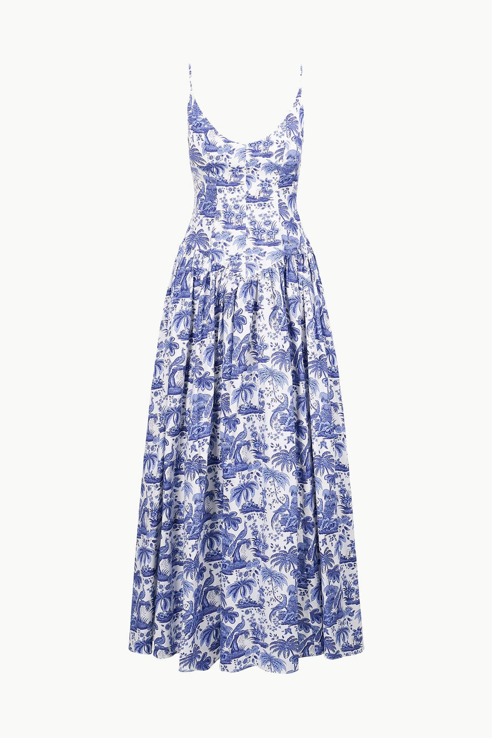 DENA DRESS BLUE TOILE
