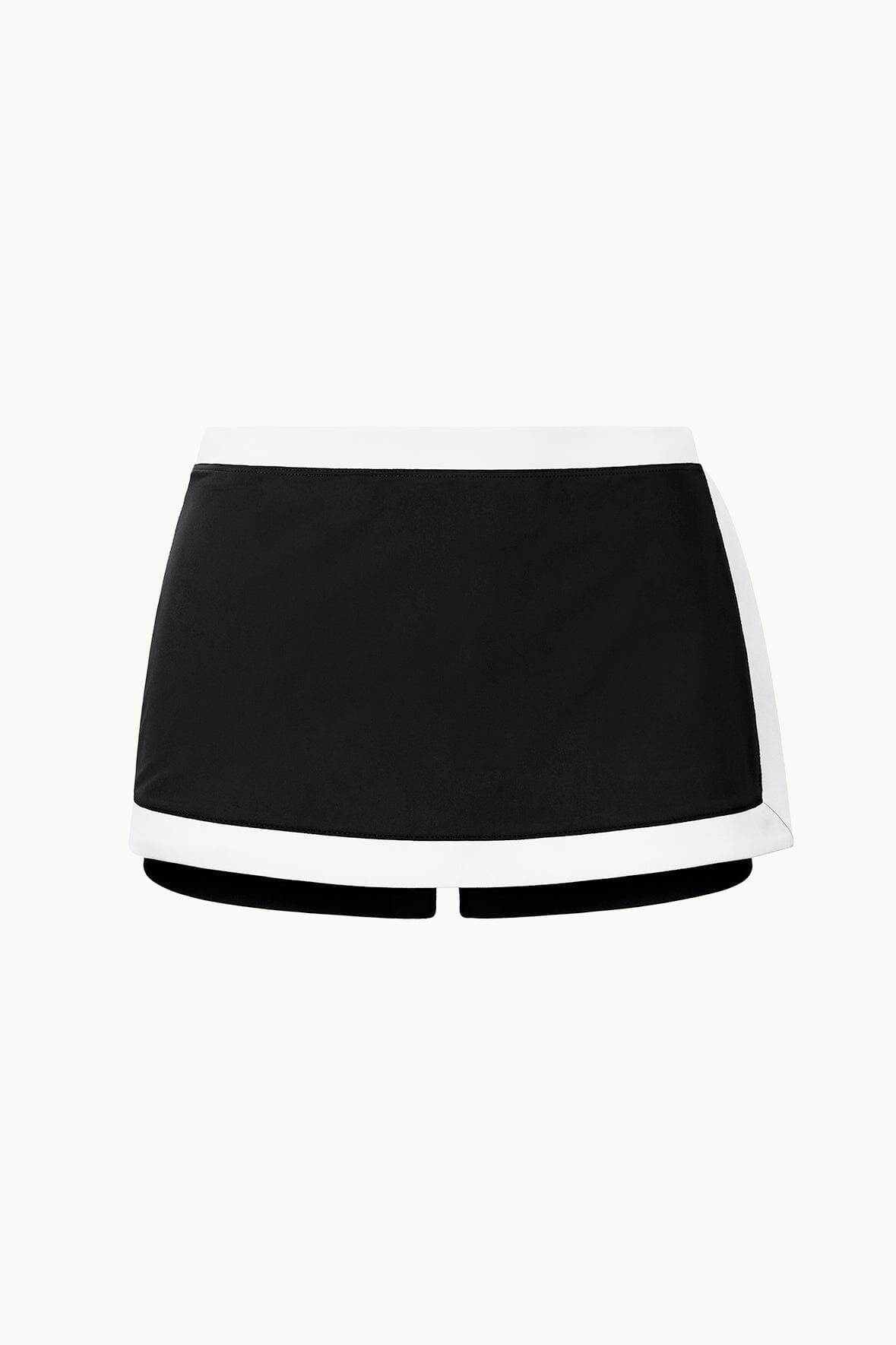 NELL SWIM SKIRT BLACK/WHITE 1