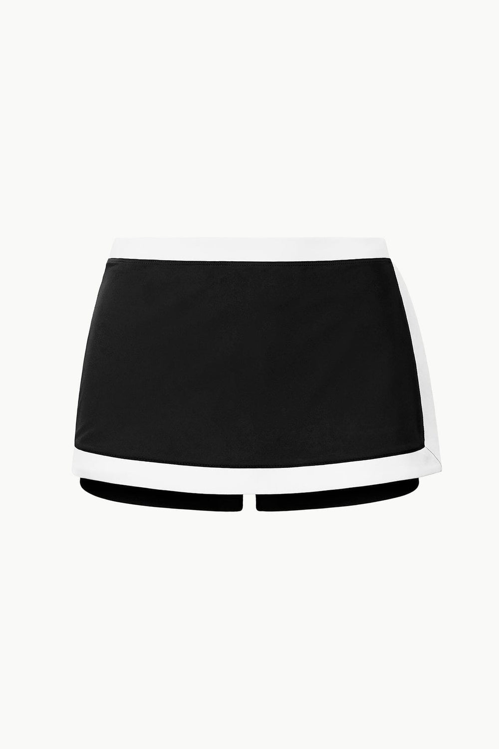 NELL SWIM SKIRT BLACK/WHITE 1