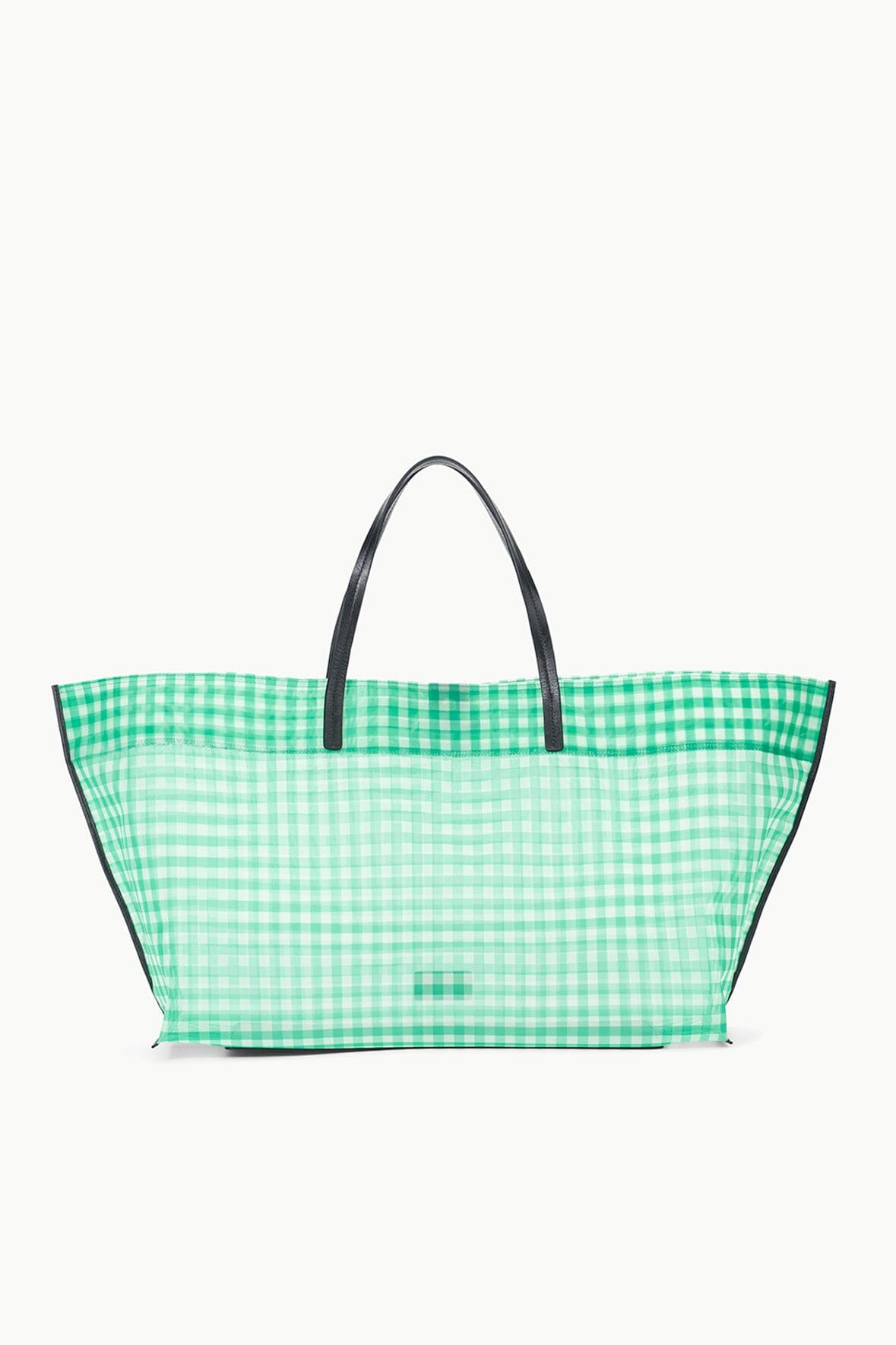 CHRISTOS LARGE MESH TOTE JADE GINGHAM