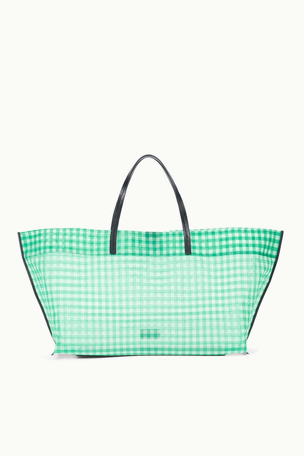 CHRISTOS LARGE MESH TOTE JADE GINGHAM