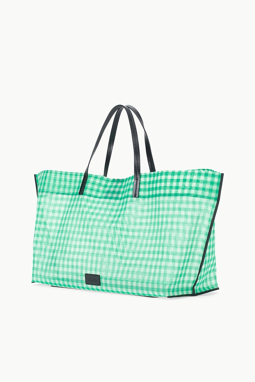 CHRISTOS LARGE MESH TOTE JADE GINGHAM