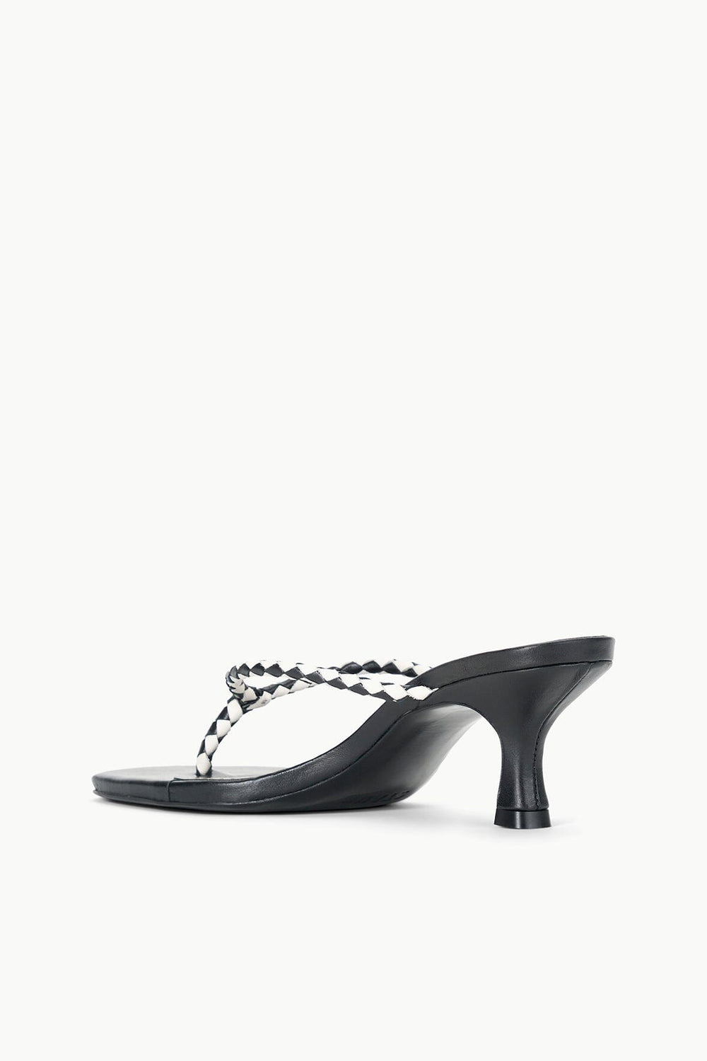 FREJA THONG KITTEN HEEL BLACK PAPER
