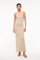 CANELA CASHMERE DRESS STONE