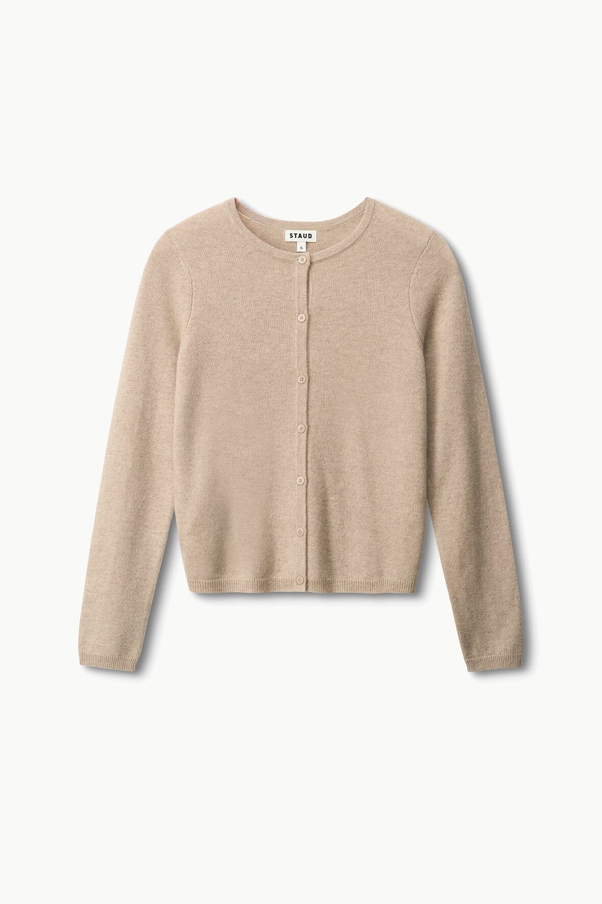 MIDNIGHT CASHMERE CARDIGAN STONE