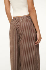 BONFIRE PANT DARK OAK MICRO STRIPE
