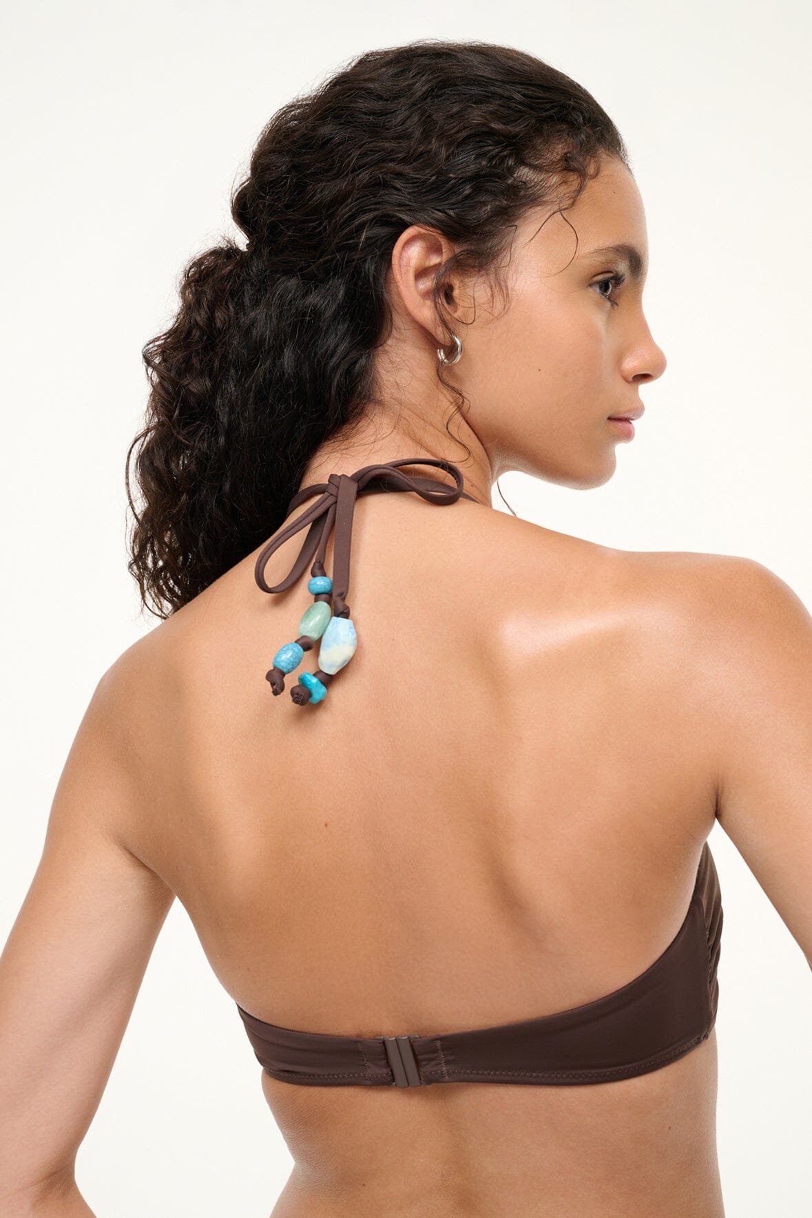 LAIRD BIKINI TOP DARK CHOCOLATE