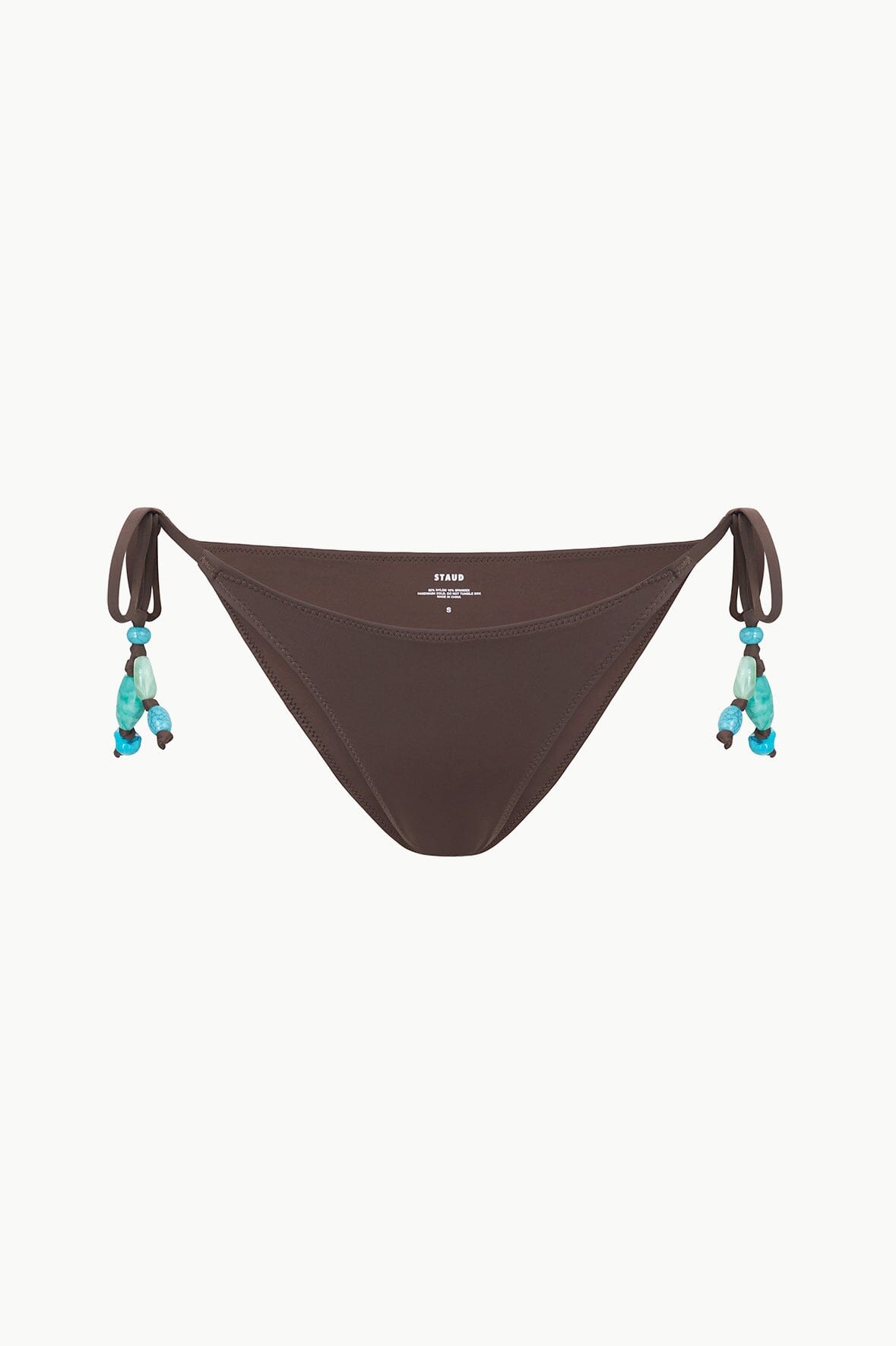 SISLEY SIDE TIE BIKINI BOTTOM DARK CHOCOLATE