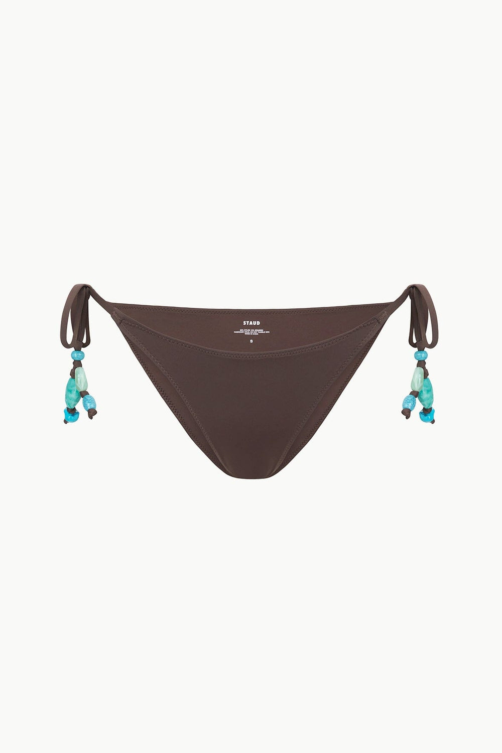 SISLEY SIDE TIE BIKINI BOTTOM DARK CHOCOLATE
