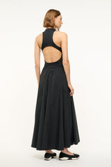 CREVASSE MAXI DRESS BLACK