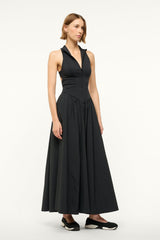 CREVASSE MAXI DRESS BLACK