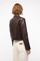 LEATHER MARINO JACKET TIRAMISU