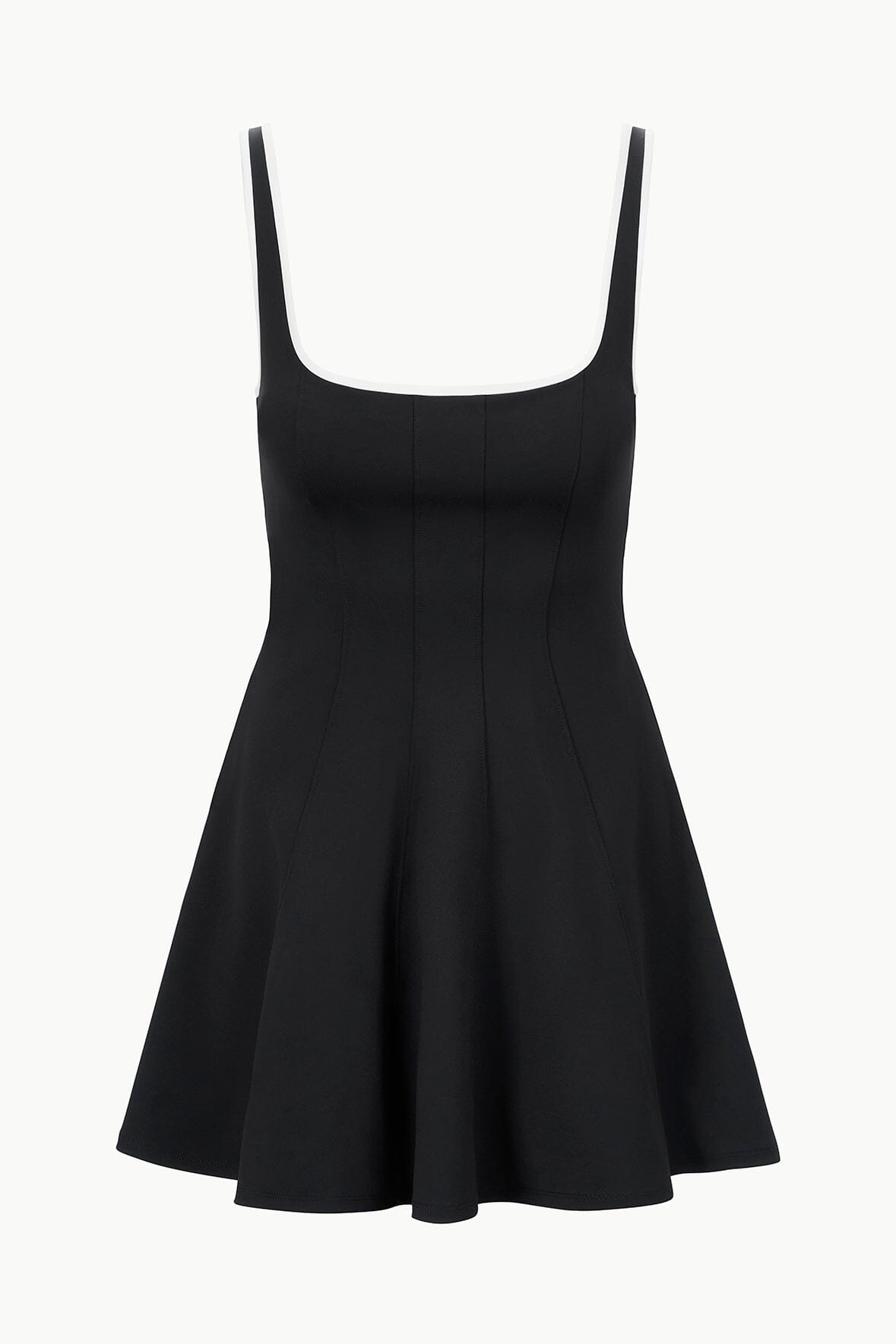 WELLS MINI SPORT DRESS BLACK IVORY