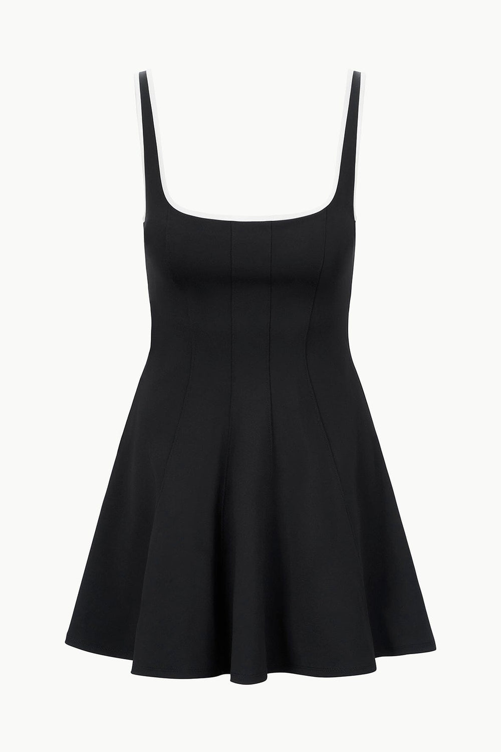 WELLS MINI SPORT DRESS BLACK IVORY