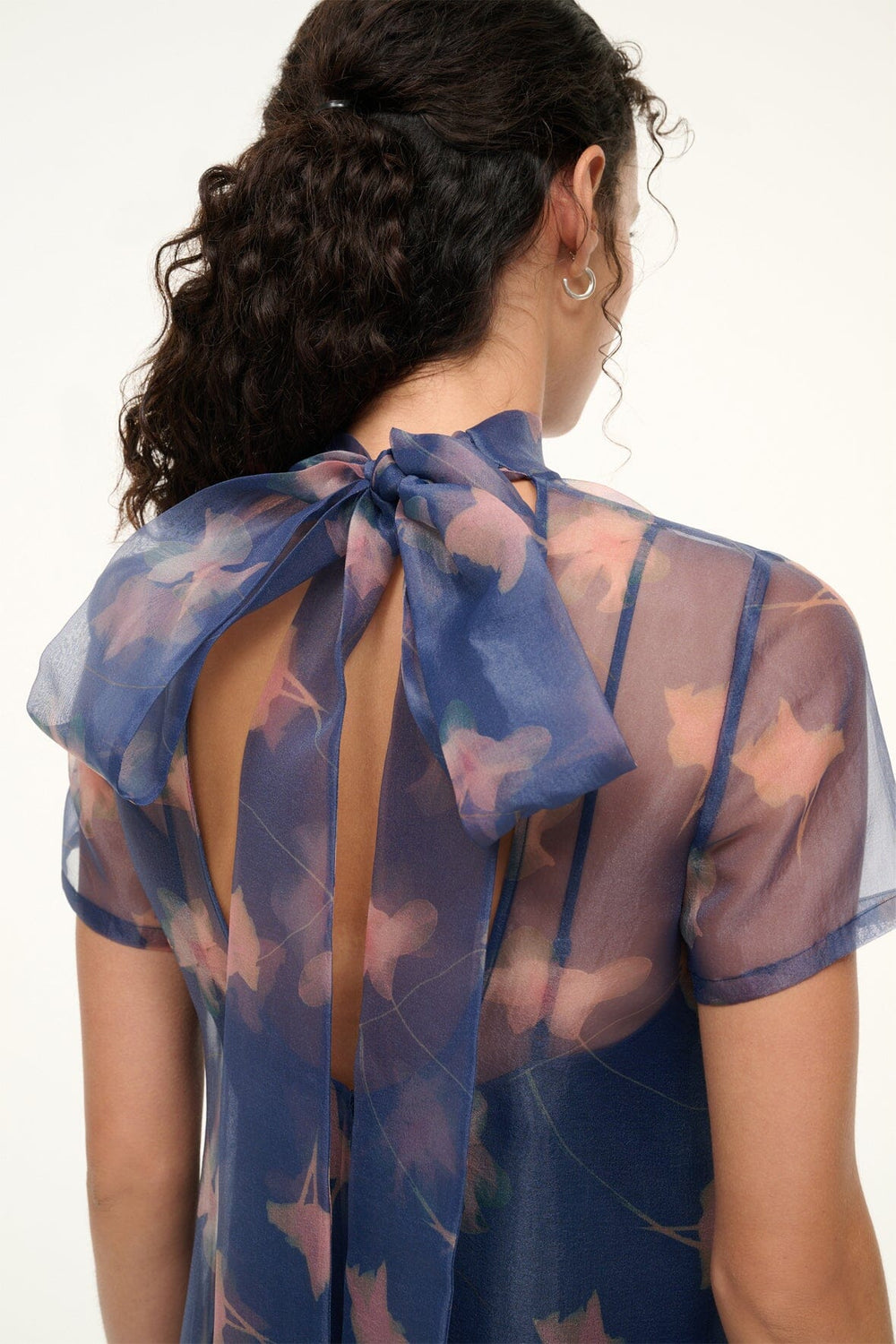 CALLUNA DRESS BOTANICAL NAVY