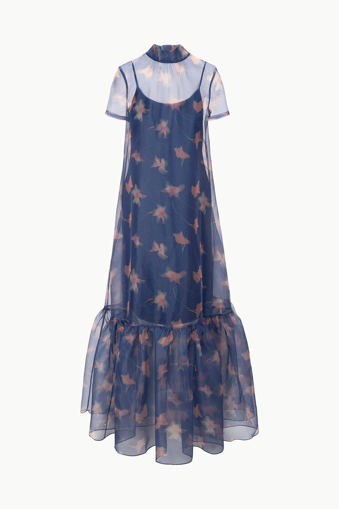 CALLUNA DRESS BOTANICAL NAVY