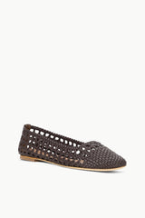 NELL CROCHET BALLERINA ESPRESSO