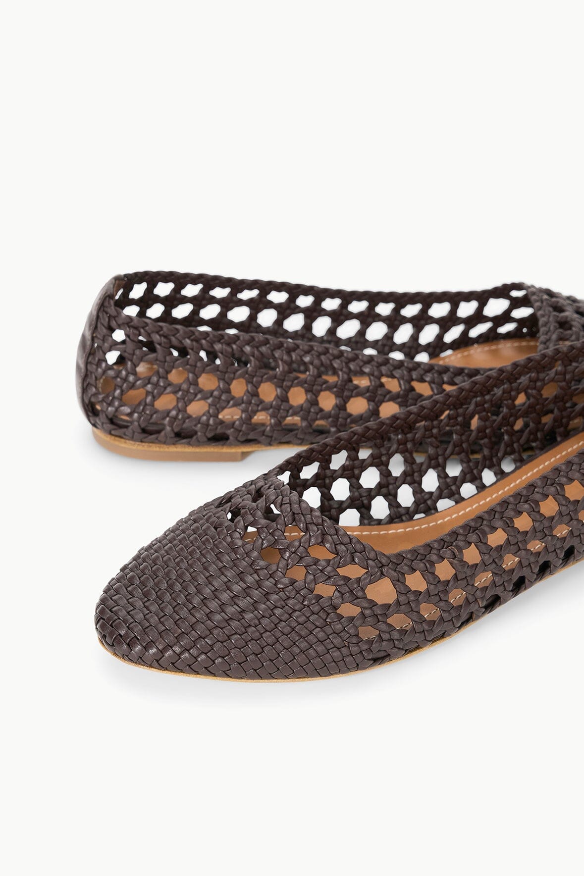 NELL CROCHET BALLERINA ESPRESSO