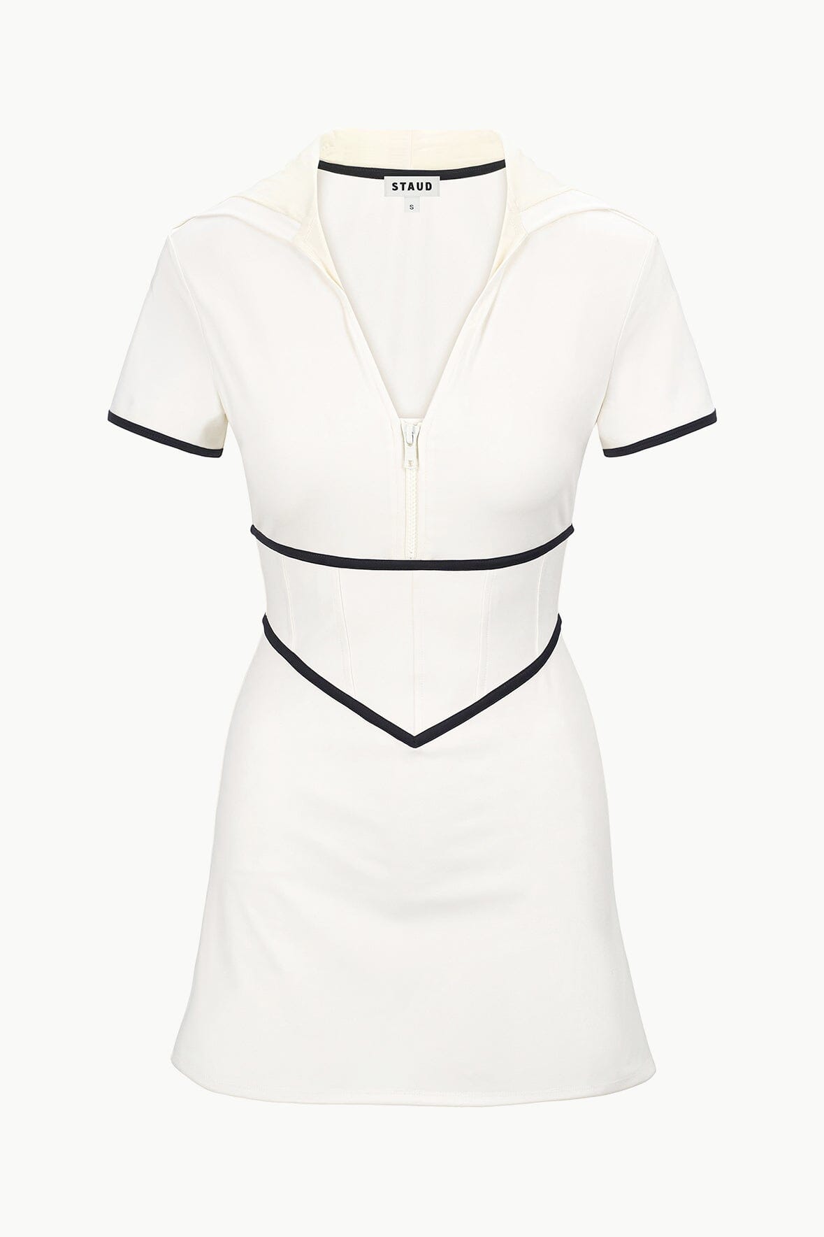 RESISTANCE DRESS IVORY BLACK