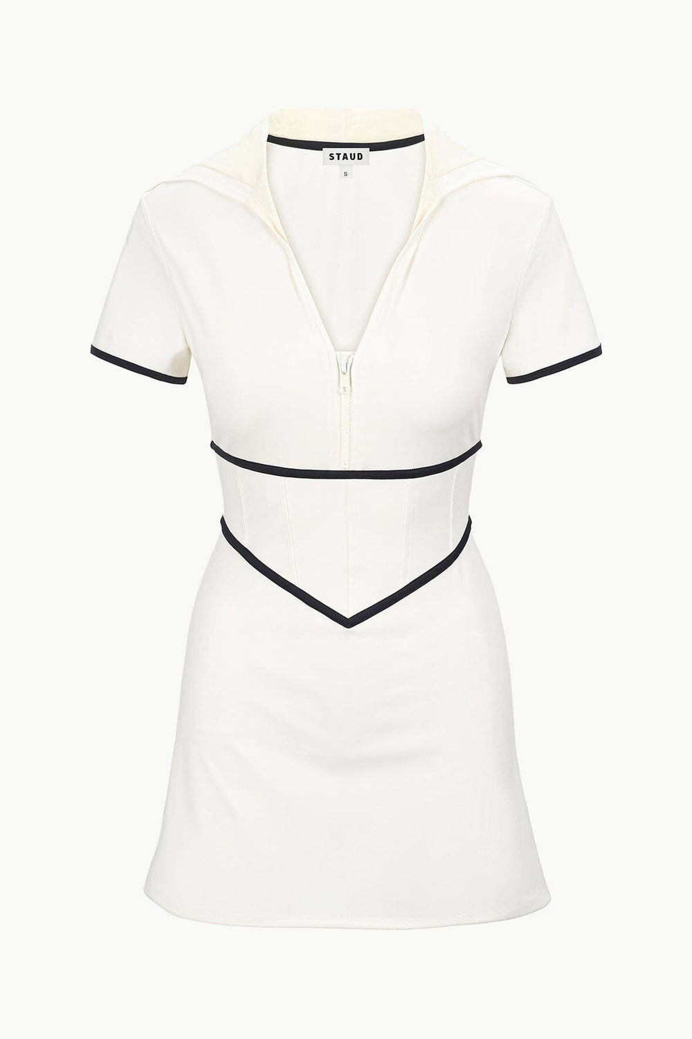 RESISTANCE DRESS IVORY BLACK