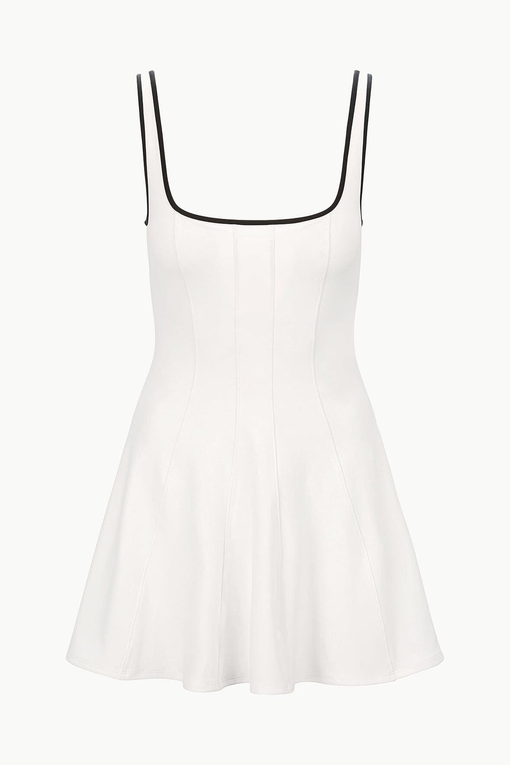 WELLS MINI SPORT DRESS IVORY BLACK