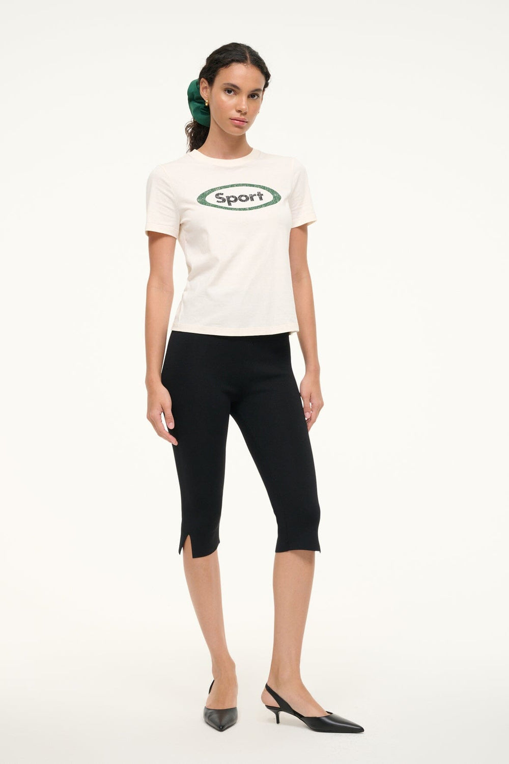 LULU SPORT TEE IVORY