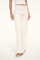 ALINE LEATHER PANTS IVORY