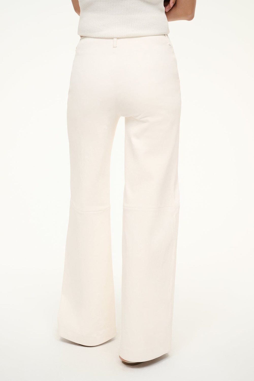 ALINE LEATHER PANTS IVORY