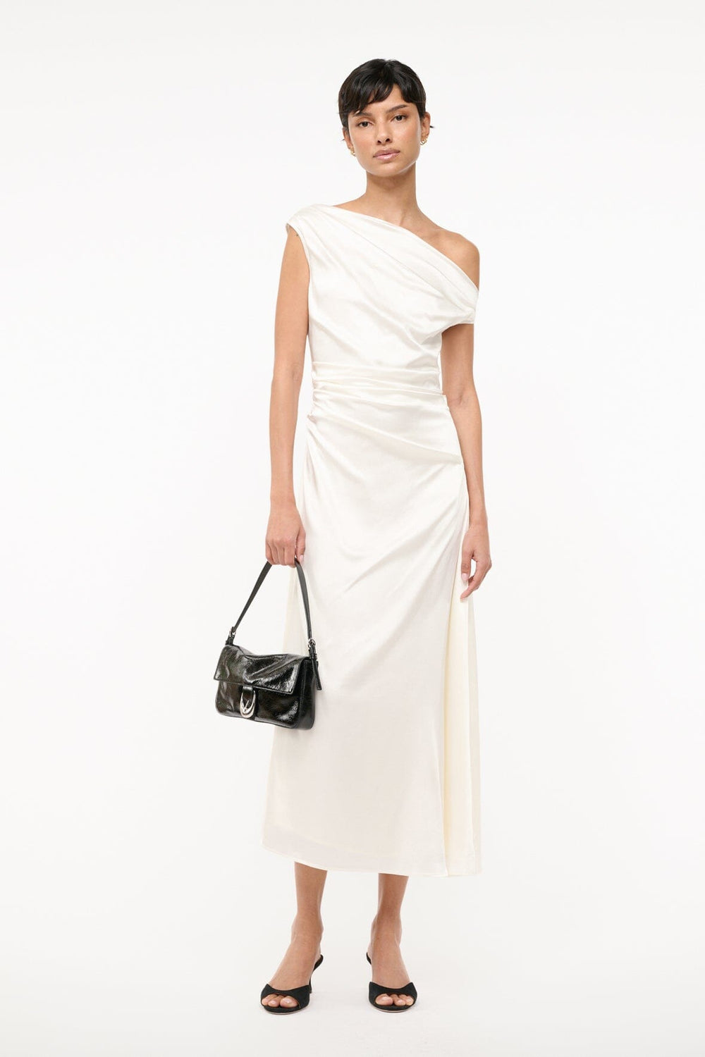 PHARE SILK DRESS IVORY