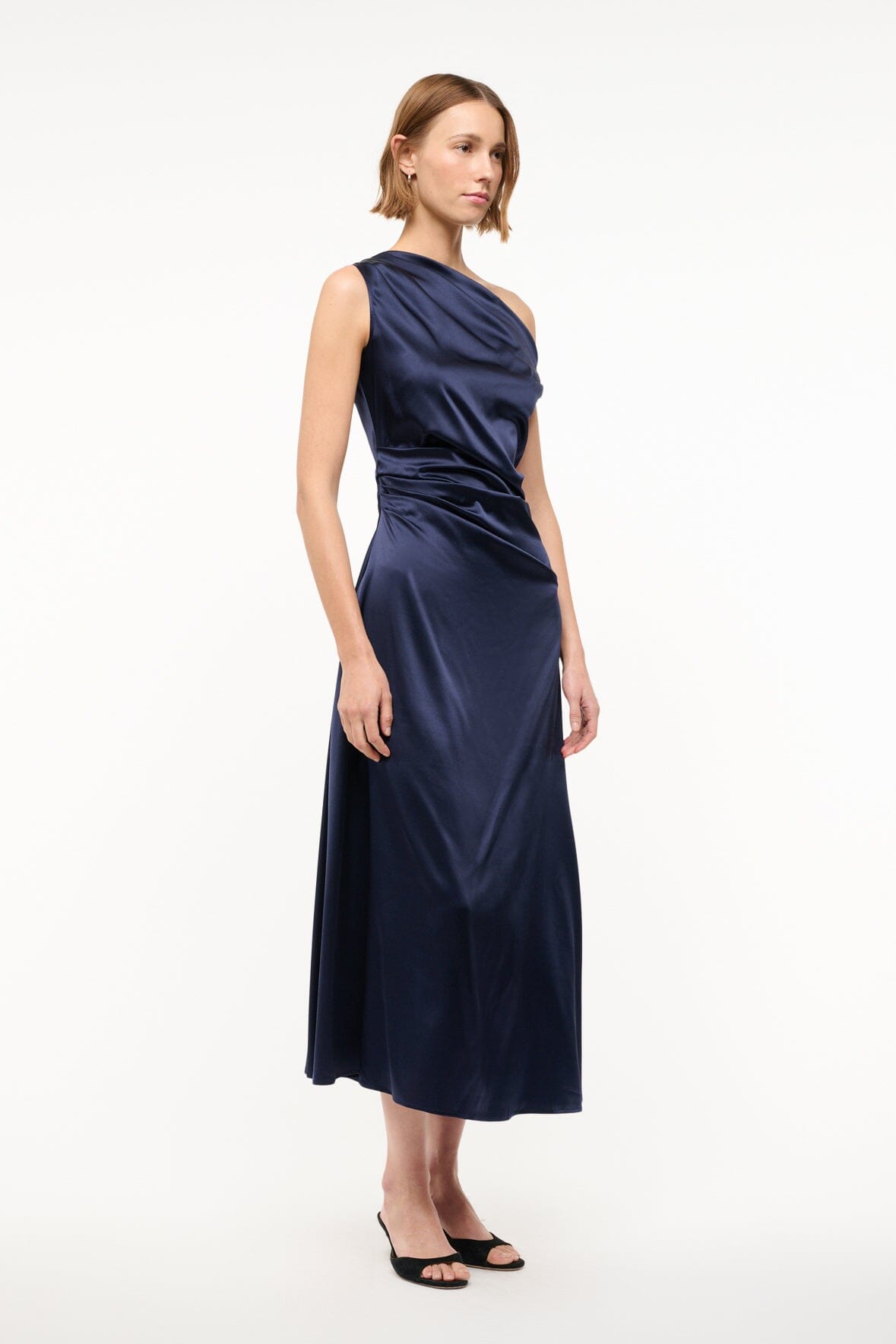 PHARE SILK DRESS NAVY