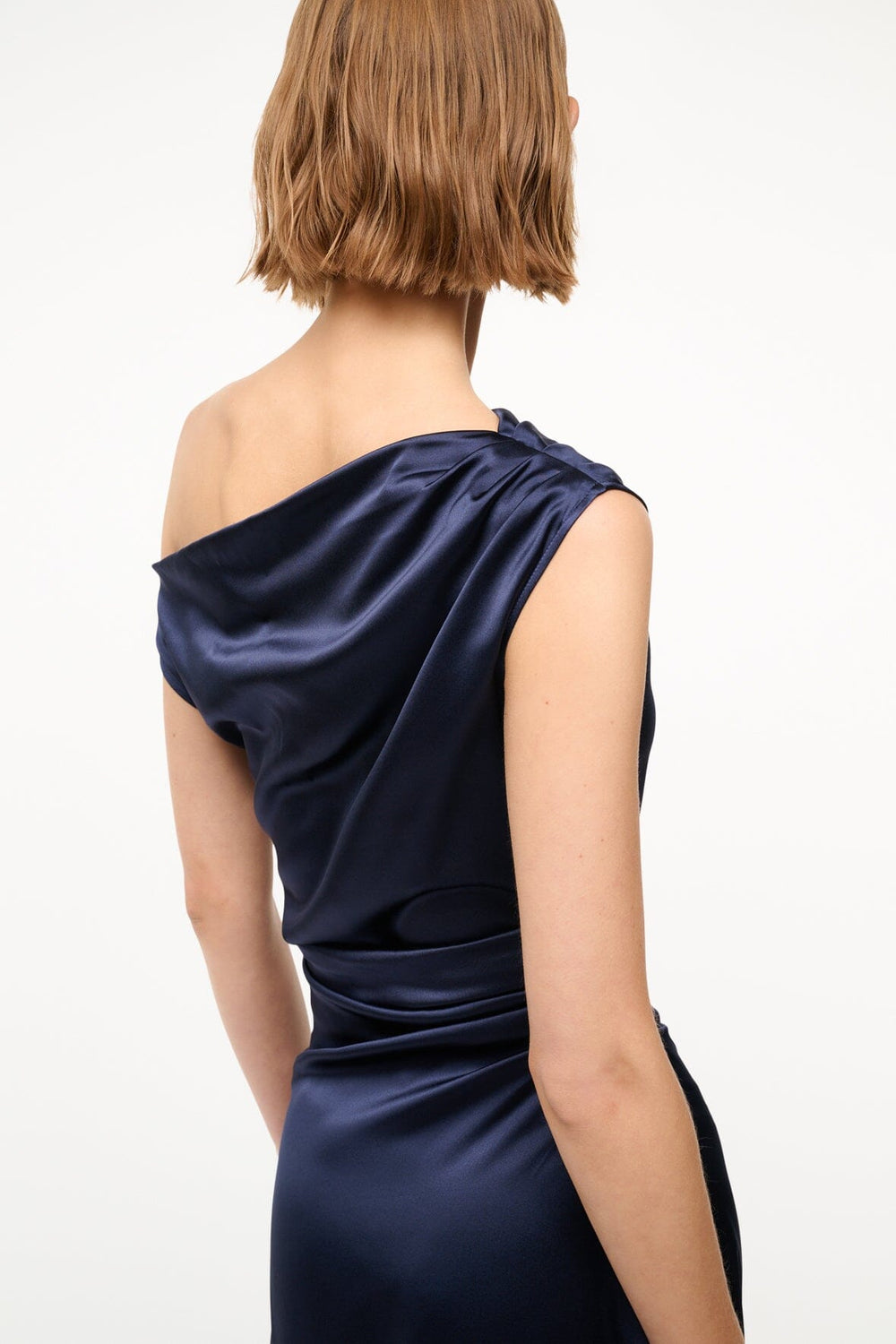 PHARE SILK DRESS NAVY