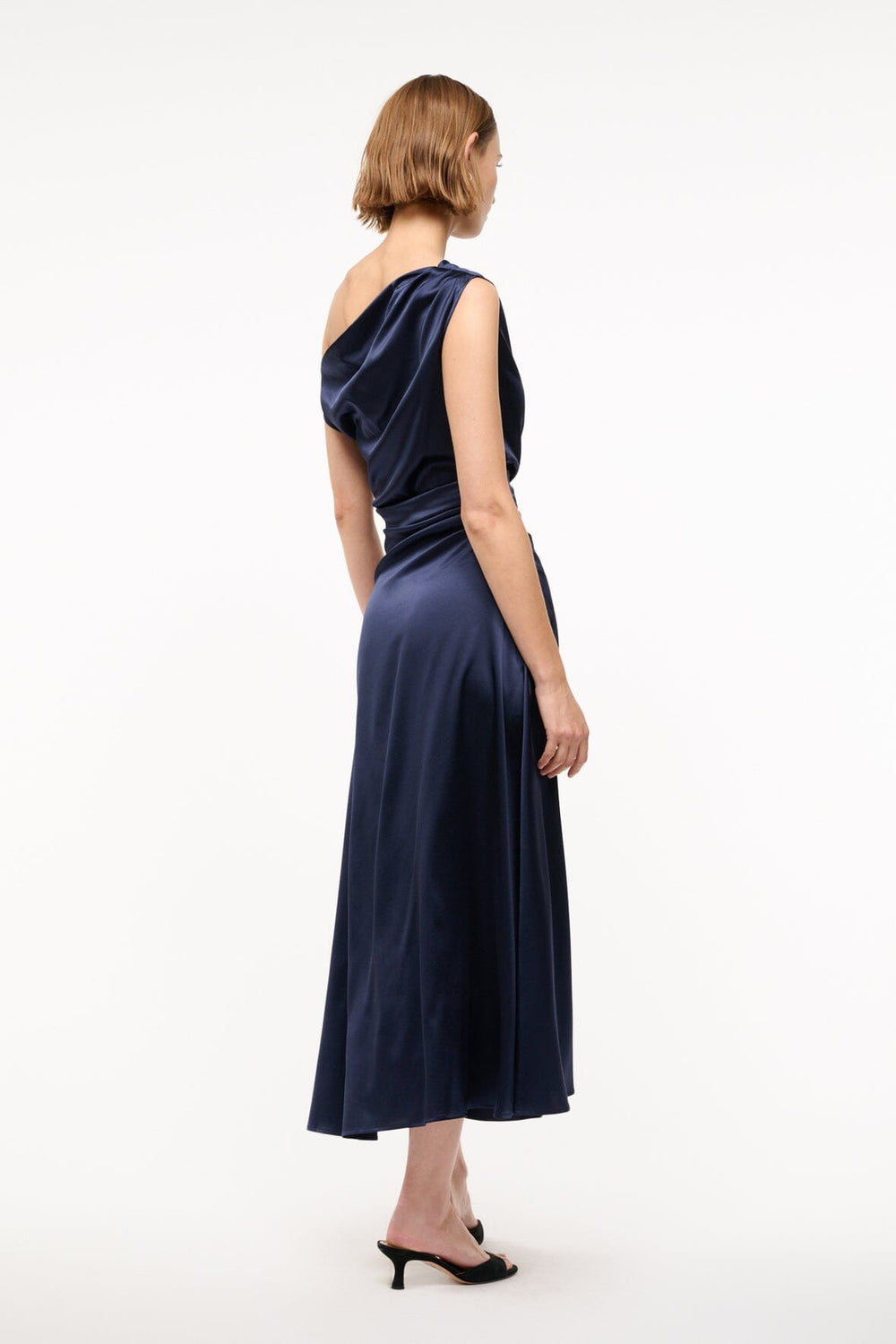PHARE SILK DRESS NAVY