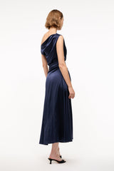 PHARE SILK DRESS NAVY