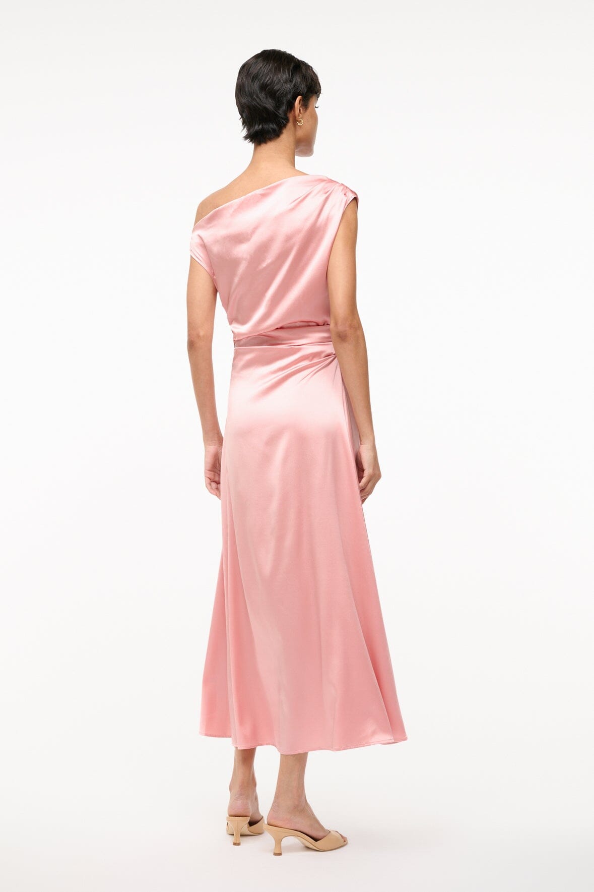 PHARE SILK DRESS ROSE