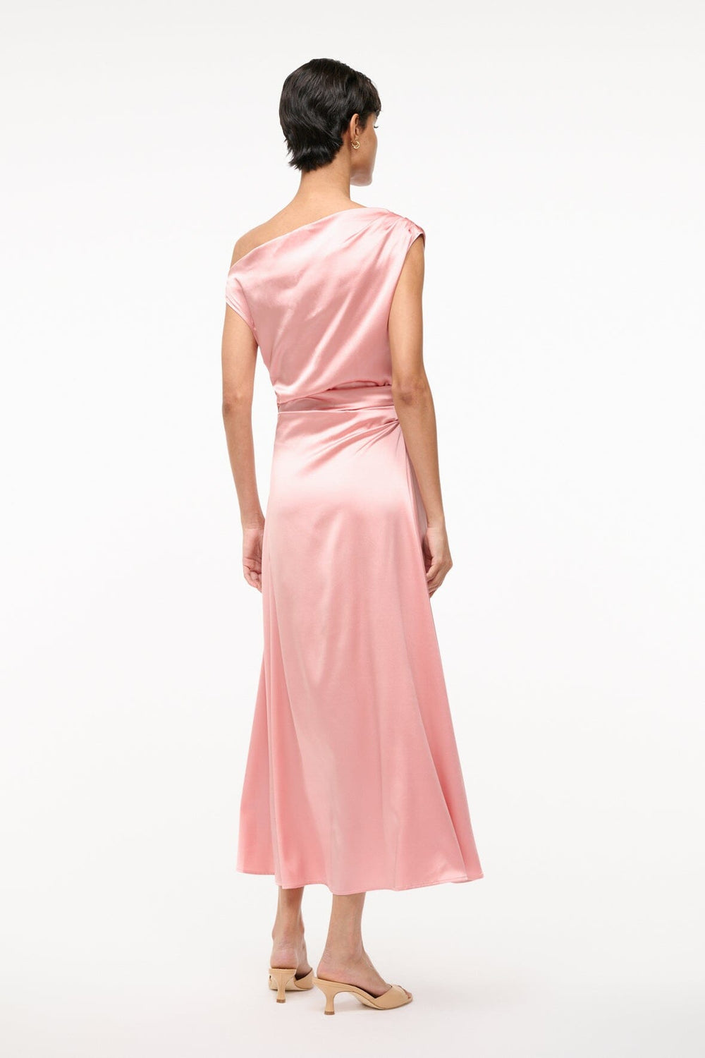 PHARE SILK DRESS ROSE