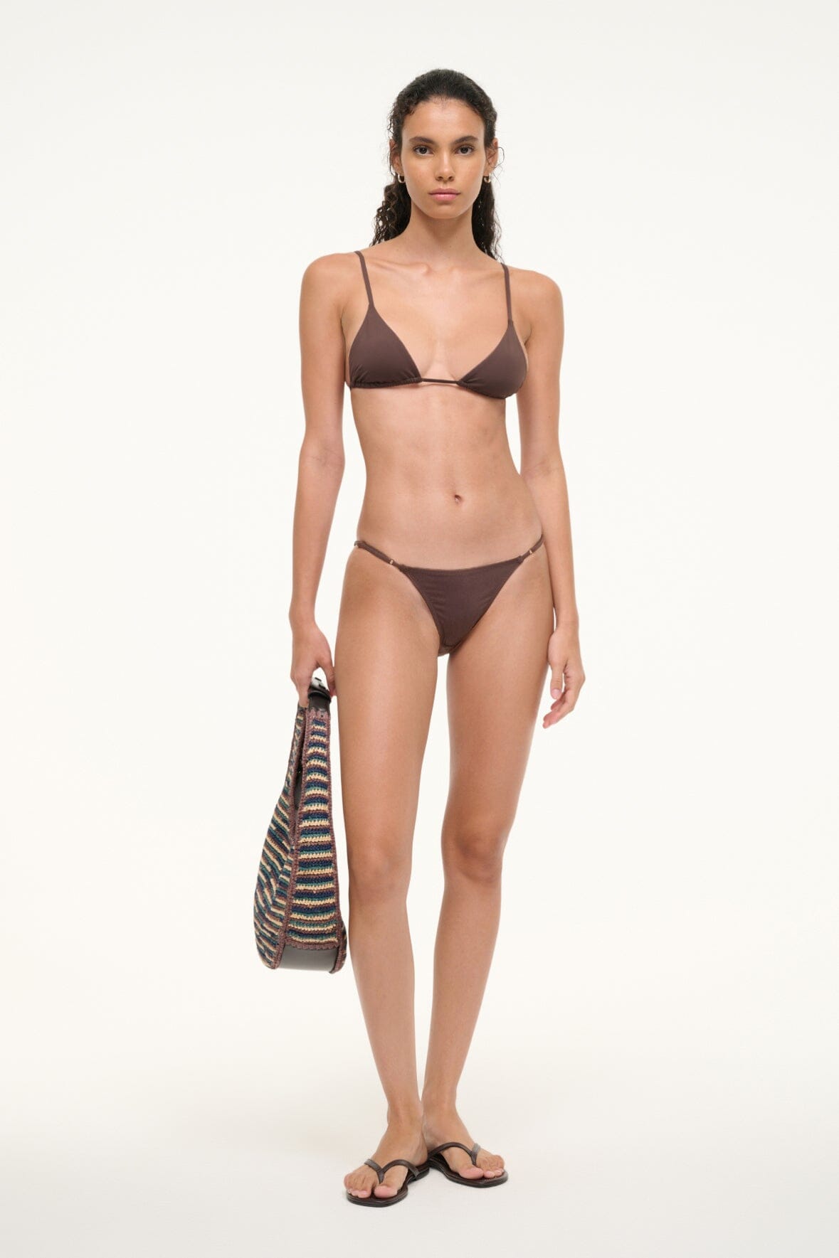 ALEXIS BIKINI TOP DARK CHOCOLATE