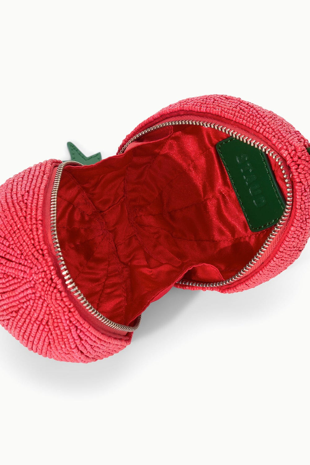 CAMPARI BEADED BAG TOMATO