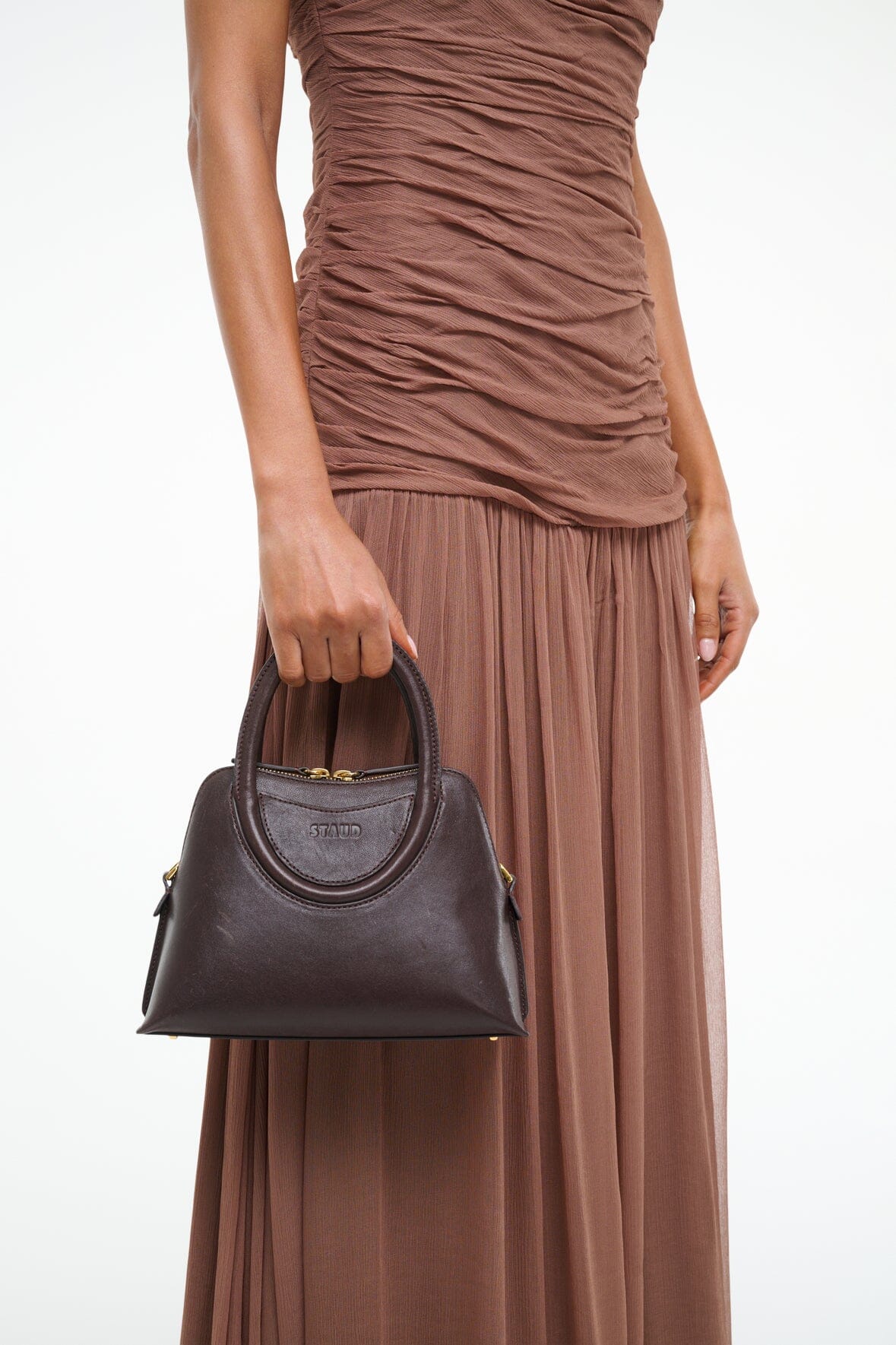 NAOMI MINI SATCHEL ESPRESSO